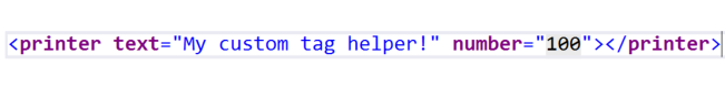 Your custom tag helper